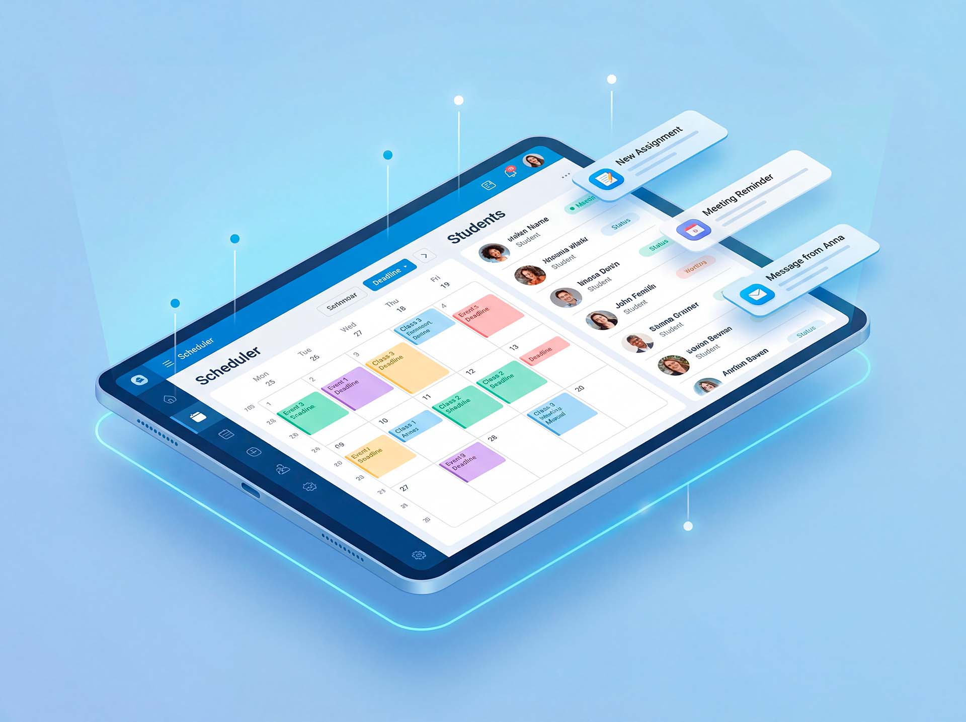 Интерфейс урока